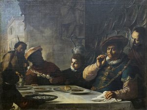 La fiesta del rico de Mattia (1613 99) Preti