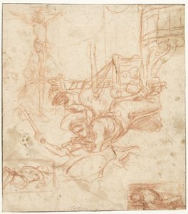 Estudios para pinturas religiosas de Mattia Preti