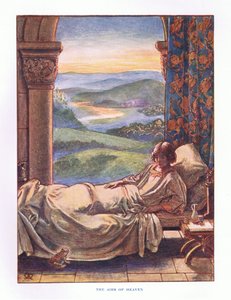 Los aires del cielo, ilustración de Los Cuentos de Hadas de Lady Ann, 1914 de Maud Tindal Atkinson