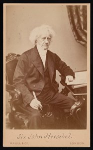 Retrato de Sir John Frederick William Herschel 1792-1871, Antes de 1871 de Maull and Co