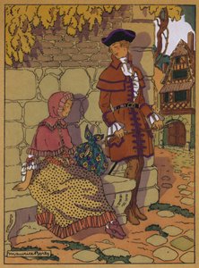 Ilustración para Histoire de Manon Lescaut (litografía en color) de Maurice Berty