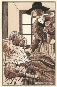 Ilustración para Scenes de la Vie de Boheme de Henri Murger (litografía)
