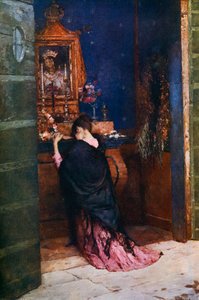 Una oración a la Madonna, c. 1877-1912, 1912