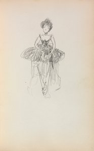 Cuaderno italiano: Bailarina página 231, 1898-1899 de Maurice Brazil Prendergast