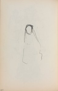 Cuaderno de bocetos italiano: Figura página 124, 1898-1899 de Maurice Brazil Prendergast