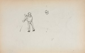 Cuaderno de Bocetos Italiano: Gondolero página 13, 1898-1899 de Maurice Brazil Prendergast