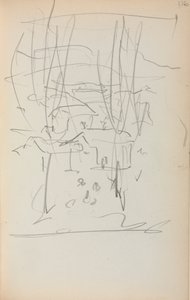 Cuaderno de bocetos italiano: Página de paisaje 116, 1898-1899 de Maurice Brazil Prendergast