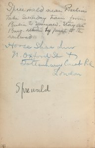Cuaderno de Bocetos Italiano: Página de notas 260, 1898-1899 de Maurice Brazil Prendergast