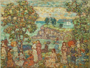 Paisaje (escena de playa)
