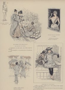 Ilustración para París Brillante (litografía en color) de Maurice Charles Mathieu Bonvoisin
