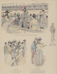 Ilustración para Paris Brillant (litografía en color) de Maurice Charles Mathieu Bonvoisin