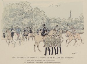 Ilustración para Paris Brillant (litografía en color)