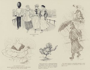 Ilustración para La Vie De Londres por Mars de Maurice Charles Mathieu Bonvoisin