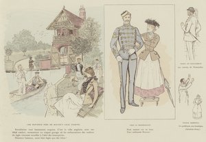 Ilustración para La Vie De Londres por Mars de Maurice Charles Mathieu Bonvoisin