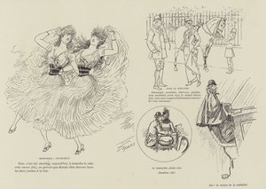 Ilustración para La Vie De Londres por Mars de Maurice Charles Mathieu Bonvoisin
