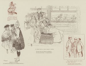 Ilustración para La Vie De Londres por Mars de Maurice Charles Mathieu Bonvoisin