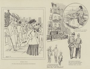 Ilustración para La Vie De Londres por Mars de Maurice Charles Mathieu Bonvoisin