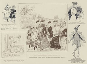 Ilustración para La Vie De Londres por Mars de Maurice Charles Mathieu Bonvoisin