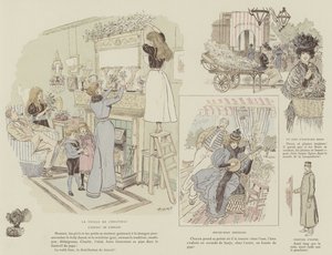 Ilustración para La Vie De Londres por Mars de Maurice Charles Mathieu Bonvoisin