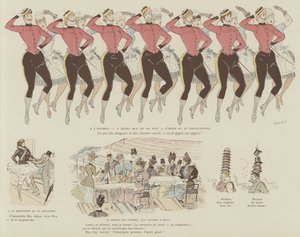 Ilustración para La Vie De Londres por Mars de Maurice Charles Mathieu Bonvoisin