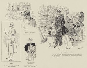 Ilustración para La Vie De Londres por Mars de Maurice Charles Mathieu Bonvoisin