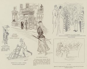 Ilustración para La Vie De Londres por Mars de Maurice Charles Mathieu Bonvoisin