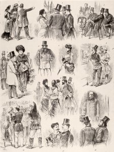 Apertura del Salón de París, 1880 de Maurice Charles Mathieu Bonvoisin