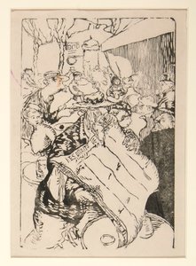 Los vendedores ambulantes de La Pensee, Les Boulevards, p. 45 de Maurice Delcourt