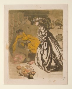 dos mujeres en un parque de Maurice Delcourt