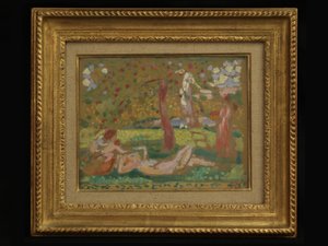 Bucólicas de otoño o bajo el manzano de Maurice Denis