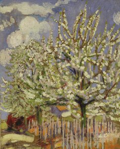 Árboles en flor, 1908 de Maurice Denis