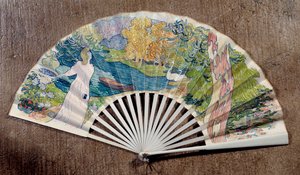 Abanico de compromiso, decorado por Maurice Denis de Maurice Denis