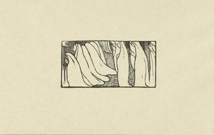 Ilustración para el poema de la colección de poesía Sagesse de Paul Verlaine
Essaie de bois gravé pour Sagesse
L