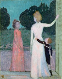 Madame Adrien Mithouard y su hijo, Jacques, 1903 de Maurice Denis