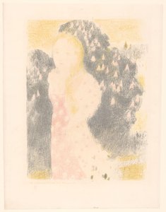 Chica delante de un arbusto en flor
Les crépuscules ont une douceur (título en el objeto)
Representaciones del amor (título de la serie)
Amour (título de la serie) de Maurice Denis