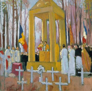 Misa frente a la tumba de Ernest Psichari de Maurice Denis