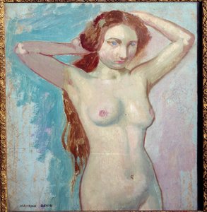 Desnudo peinándose