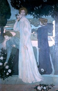 Retrato de Yvonne Lerolle, 1897 de Maurice Denis