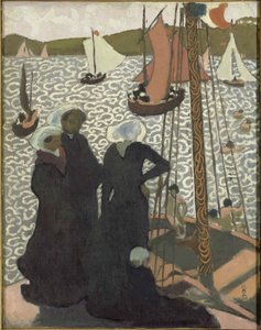 Régates à Perros-Guirec, 1892 de Maurice Denis
