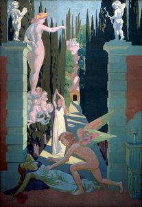 La historia de Psique Panel cuatro. La venganza de Venus, 1908 de Maurice Denis