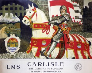 "Carlisle: The Gateway to Scotland", cartel del LMS