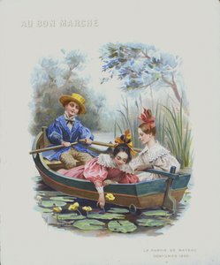 Navegación, trajes de 1830 (cromolitografía)