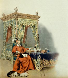 Historia de Francia: Cardenal Richelieu (Armand Jean du Plessis) de Maurice Leloir