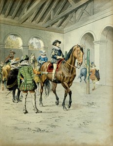 Historia de Francia: Cardenal Richelieu (Armand Jean du Plessis) de Maurice Leloir