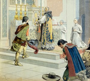 Historia de Francia: François Leclerc du Tremblay, conocido como Padre Joseph (1577-1638), eminencia gris (confidente y colaborador) del Cardenal Richelieu (Armand Jean du Plessis)