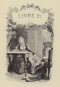 Ilustración para el Libro XI de Les Confessions de Jean-Jacques Rousseau (grabado)