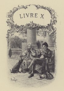 Ilustración para el Libro X de Les Confessions de Jean-Jacques Rousseau