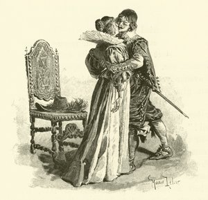 Ilustración para Los Tres Mosqueteros de Maurice Leloir