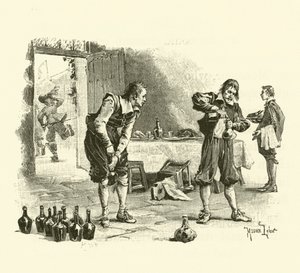 Ilustración para Los Tres Mosqueteros de Maurice Leloir