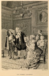 Las mujeres sabias de Moliere de Maurice Leloir